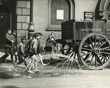 © William Whiffin, courtesy of Tower Hamlets Local History Library & Archives    Children following water cart 1919